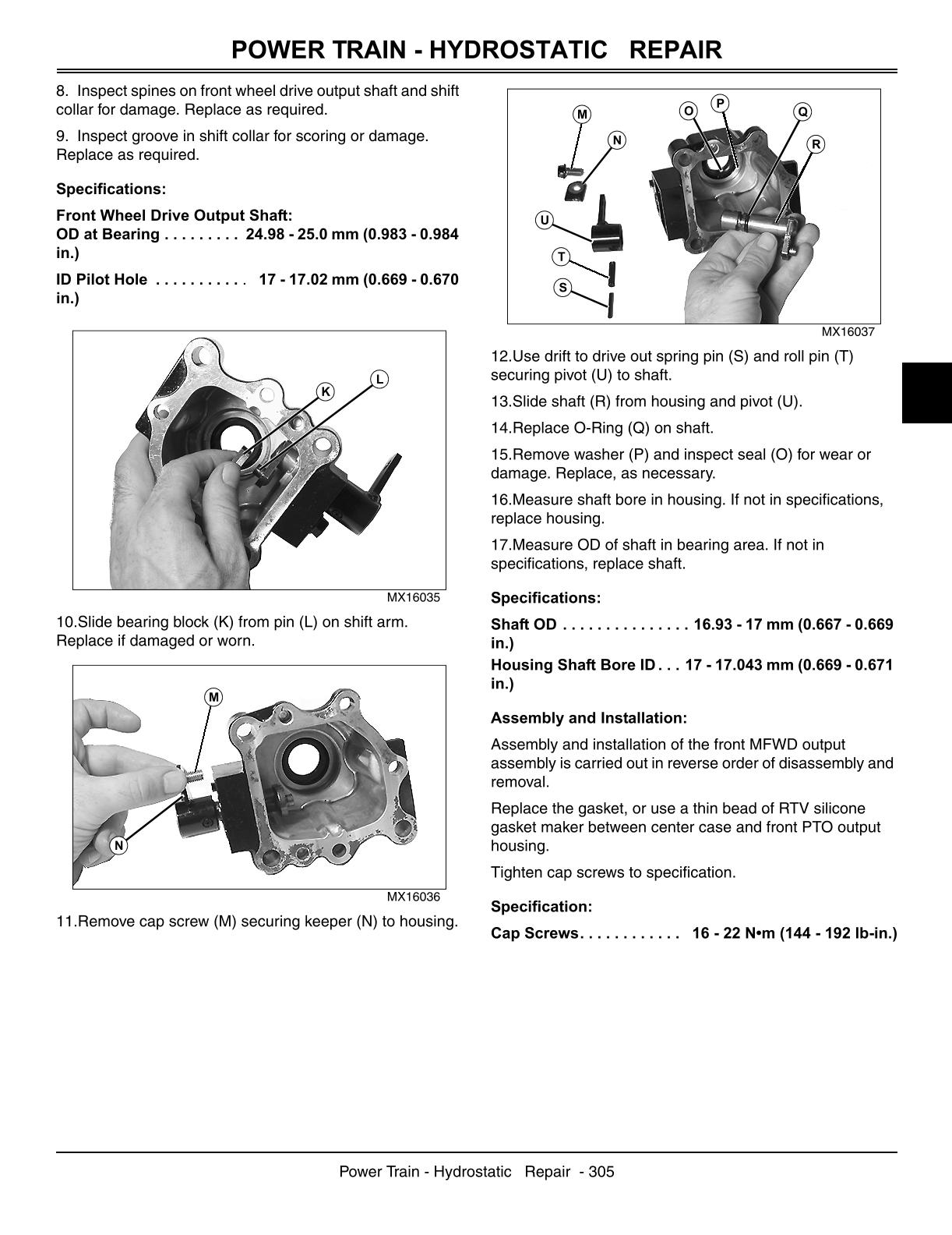 John Deere X700 X720 X724 X728 Lawn & Garden Tractor Service Repair Manual - Image 4