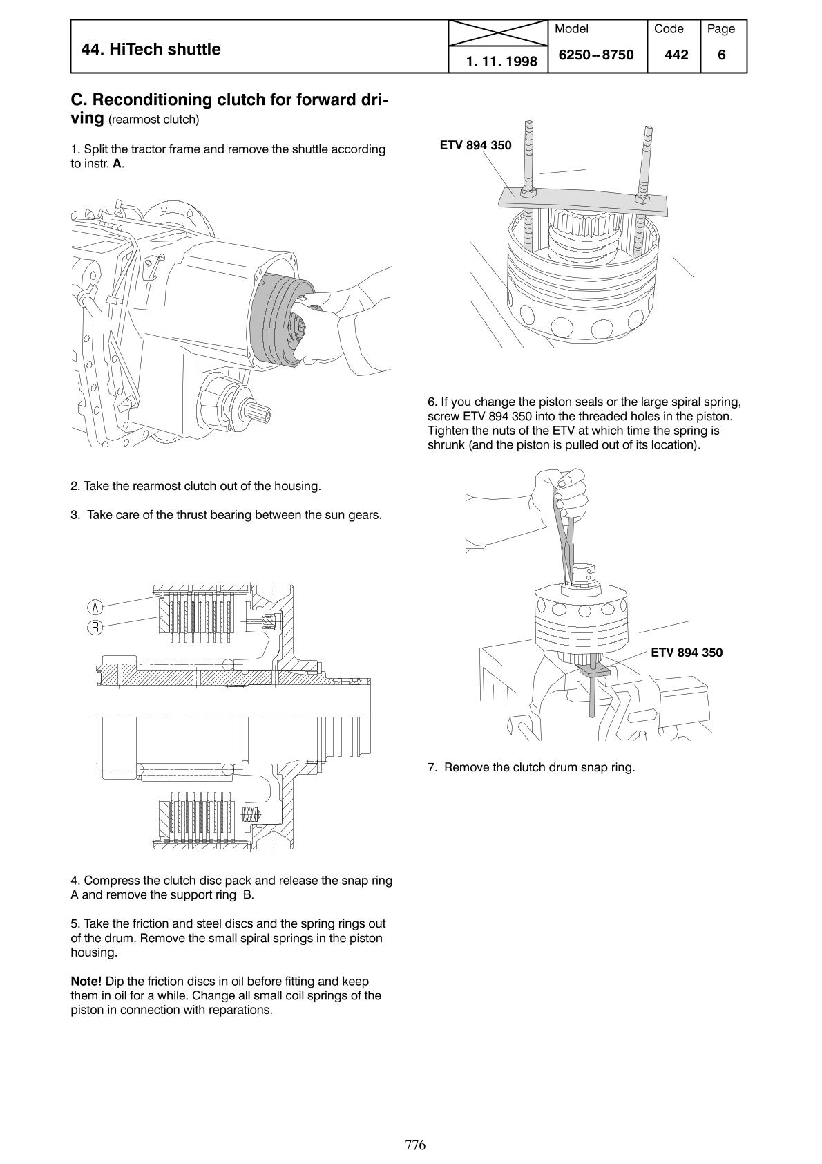 Valtra Tractors Valmet Series Service Repair Manual - Image 3