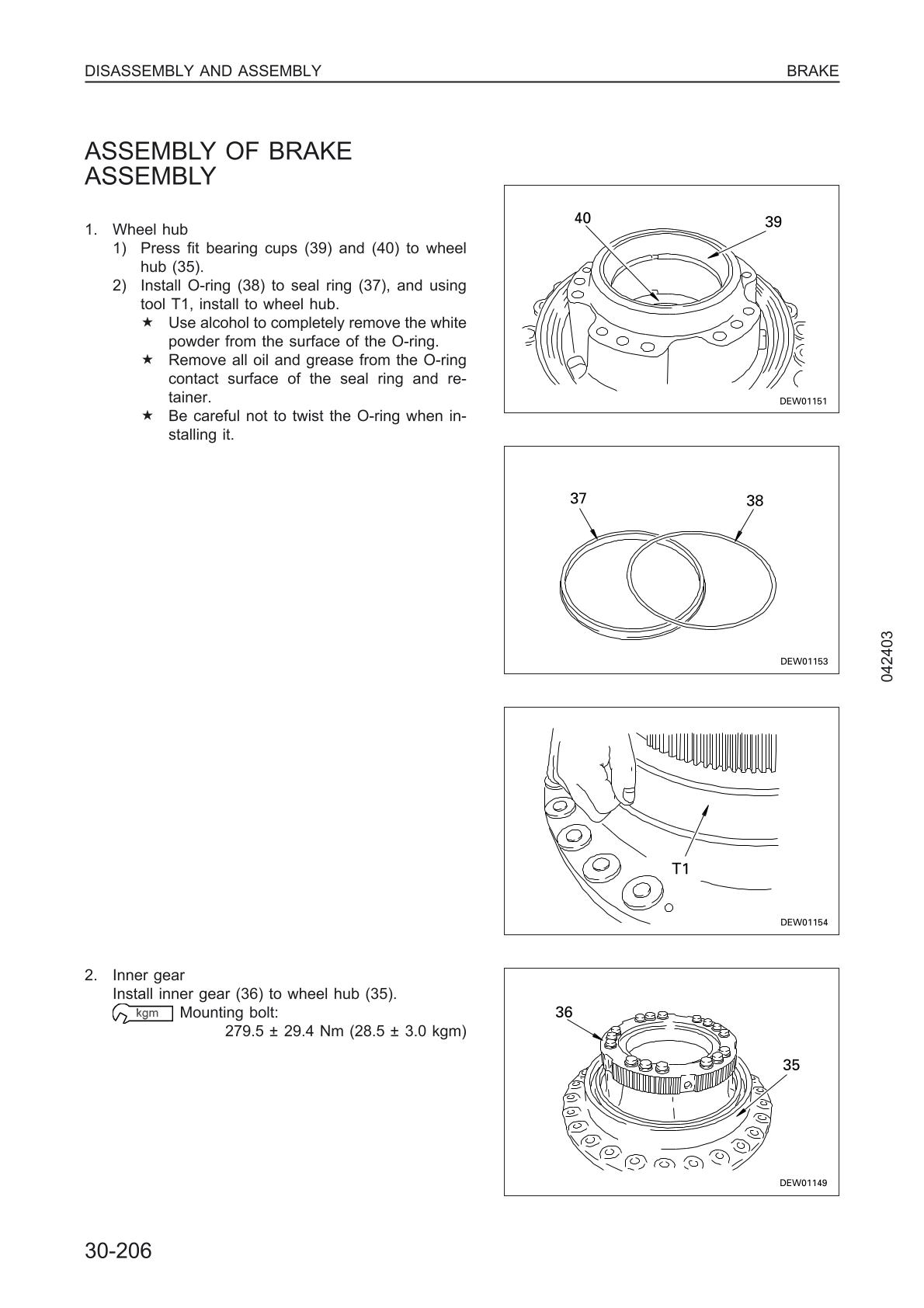 Komatsu WA420-3 Wheel Loader Service Repair Manual - Image 4