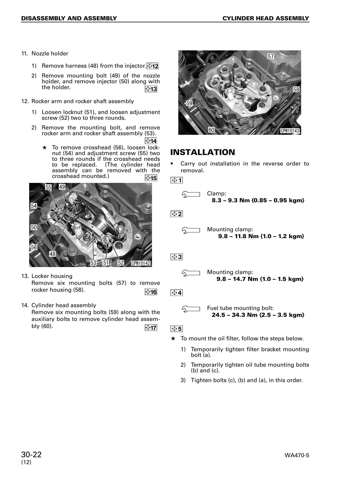 Komatsu WA470-5 WA480-5 Wheel Loader Service Repair Manual - Image 2