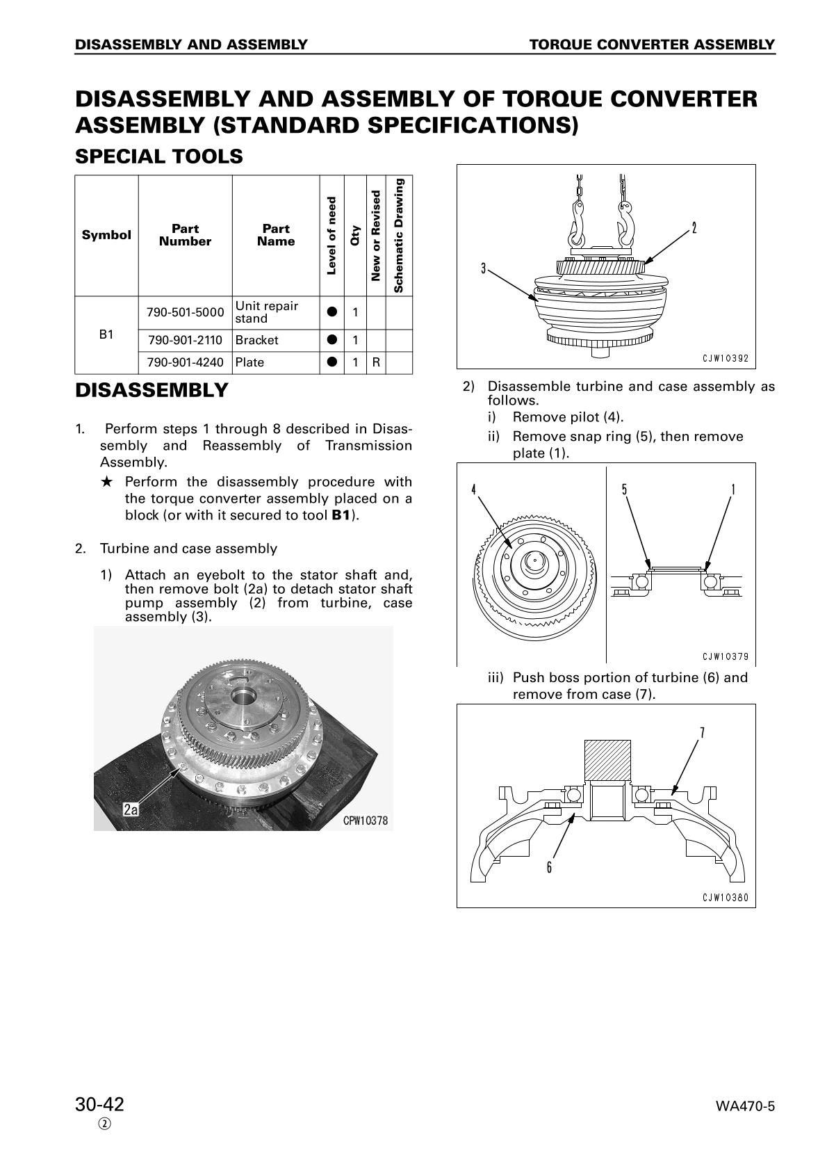 Komatsu WA470-5 WA480-5 Wheel Loader Service Repair Manual - Image 3