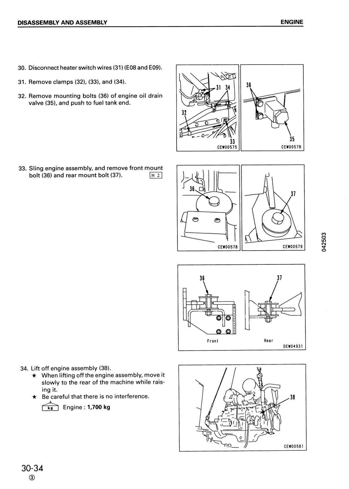 Komatsu WA500-3 Wheel Loader Service Repair Manual - Image 4