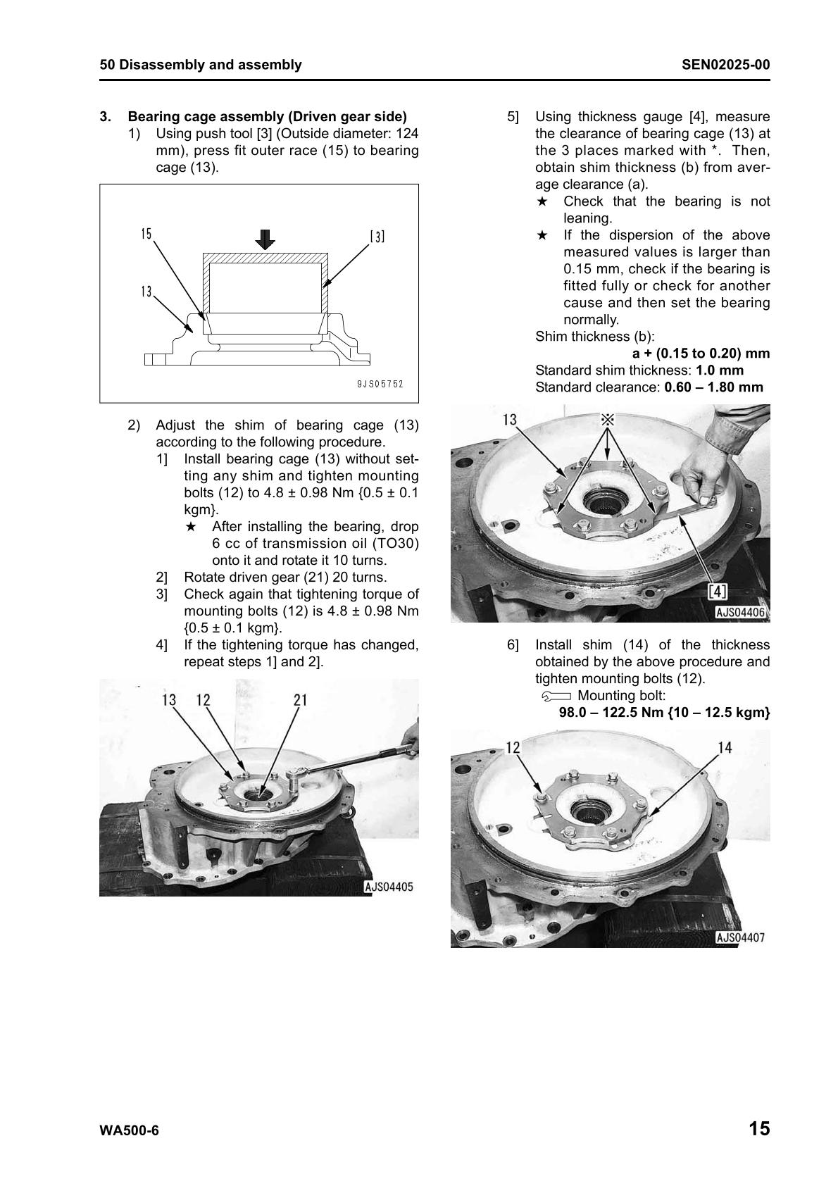Komatsu WA500-6 Galeo Wheel Loader Service Repair Manual - Image 2