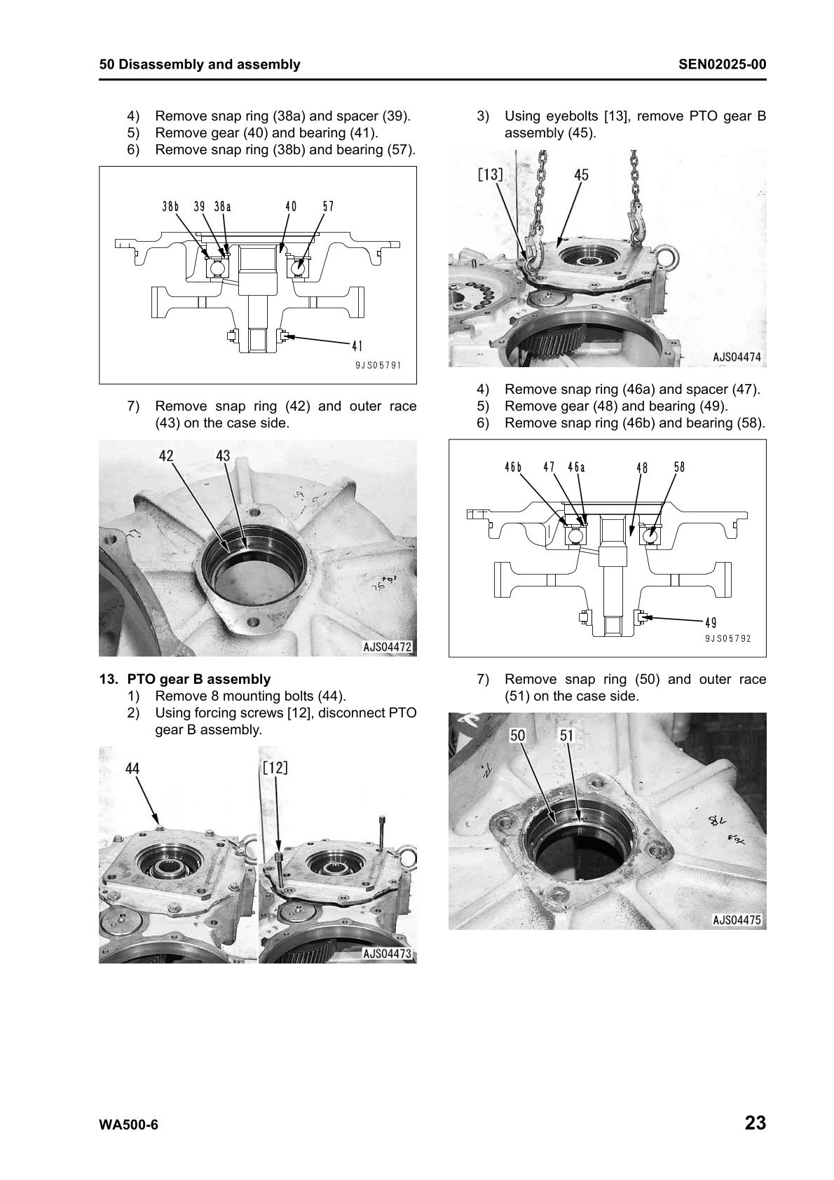 Komatsu WA500-6 Galeo Wheel Loader Service Repair Manual - Image 3