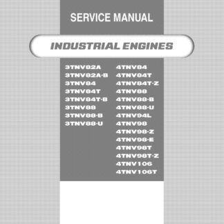 Yanmar TNV Series Industrial Engines Service Repair Manual