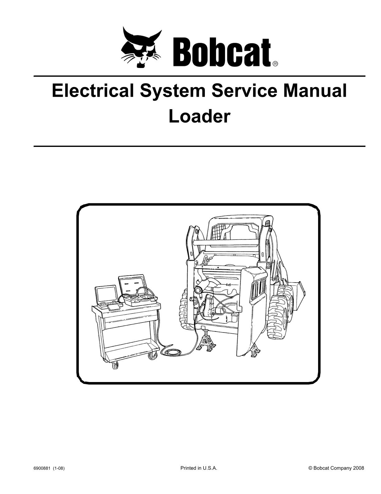 Bobcat Electrical System Service Repair Manual