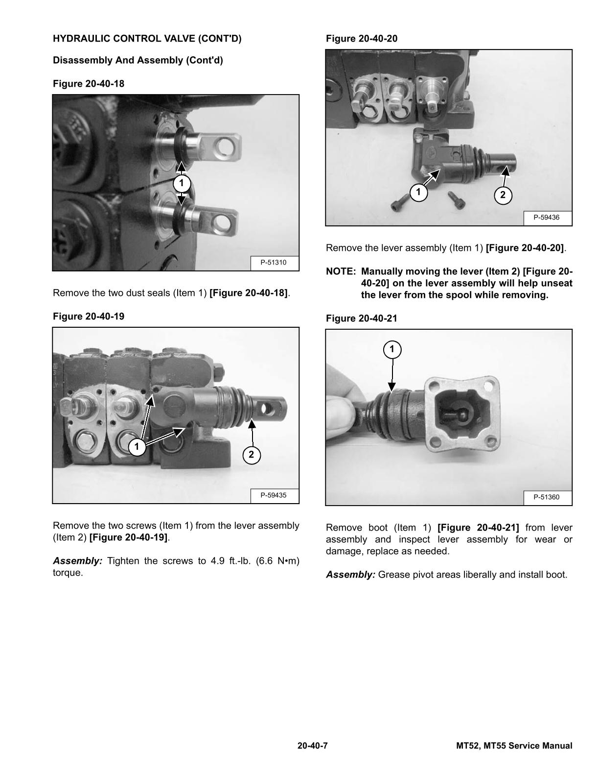Bobcat MT52 MT55 Compact Track Loader Service Repair Manual - Image 2