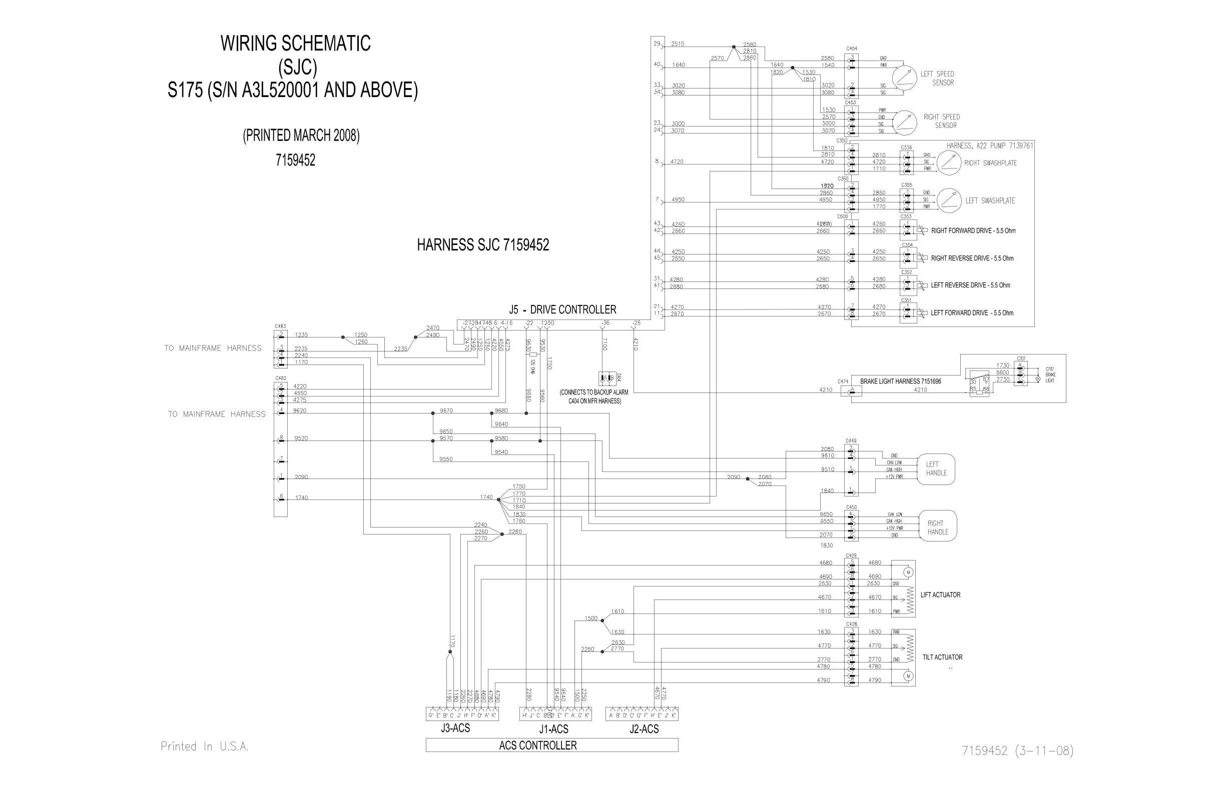 Bobcat S175 Skid Steer Loader Service Repair Manual - Image 4