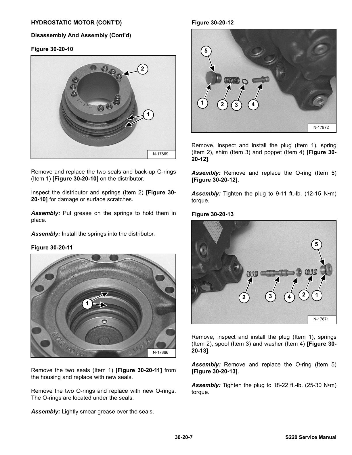 Bobcat S220 Skid Steer Loader Service Repair Manual - Image 3