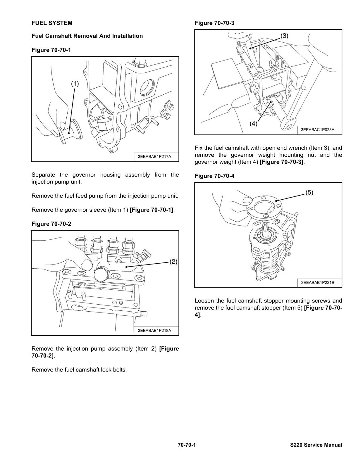 Bobcat S220 Skid Steer Loader Service Repair Manual - Image 4