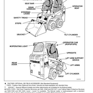 Bobcat S70 Skid Steer Loader Service Repair Manual