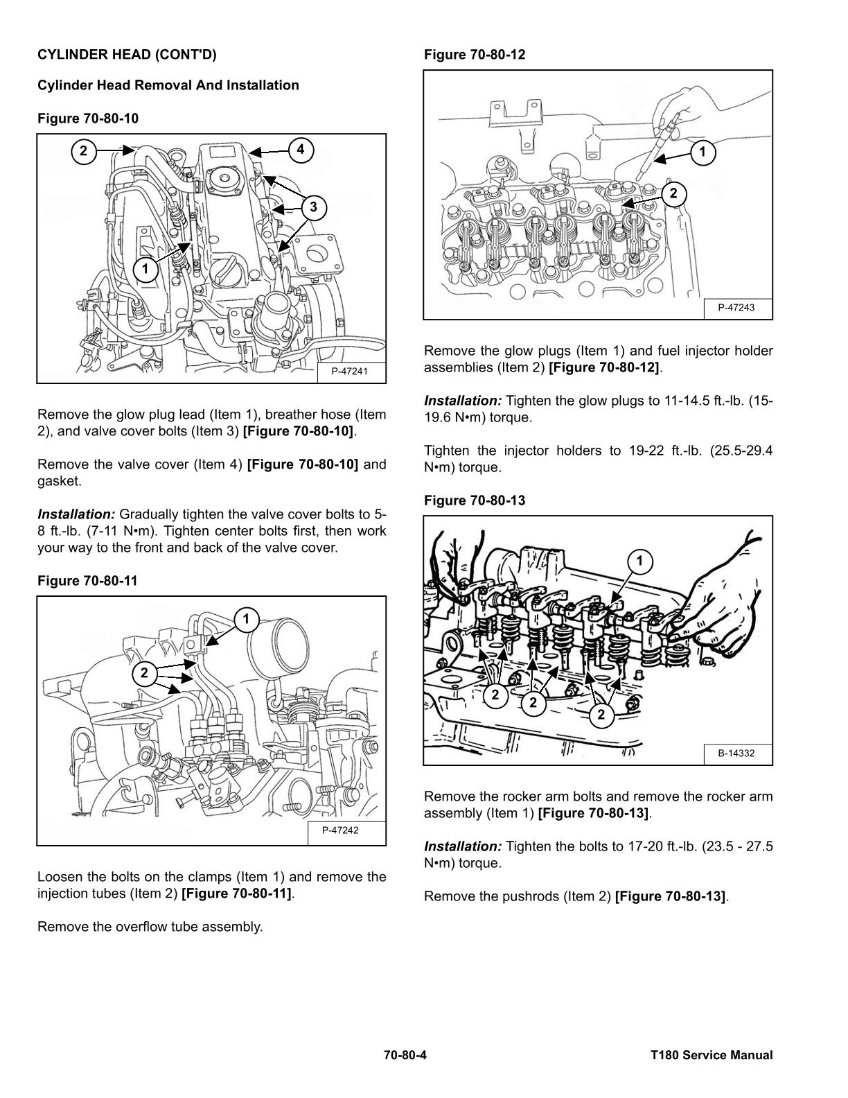 Bobcat T180 Compact Track Loader Service Repair Manual - Image 4