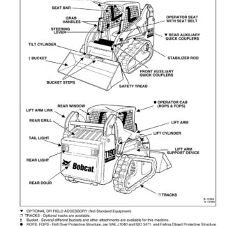 Bobcat T190 Compact Track Loader Service Repair Manual