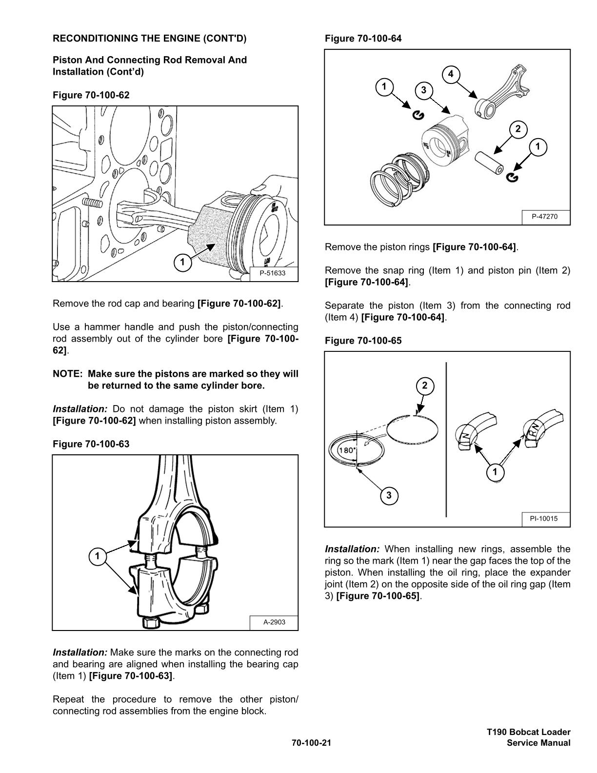 Bobcat T190 Compact Track Loader Service Repair Manual - Image 4