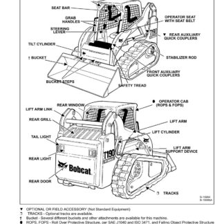 Bobcat T190 Compact Track Loader Service Repair Manual