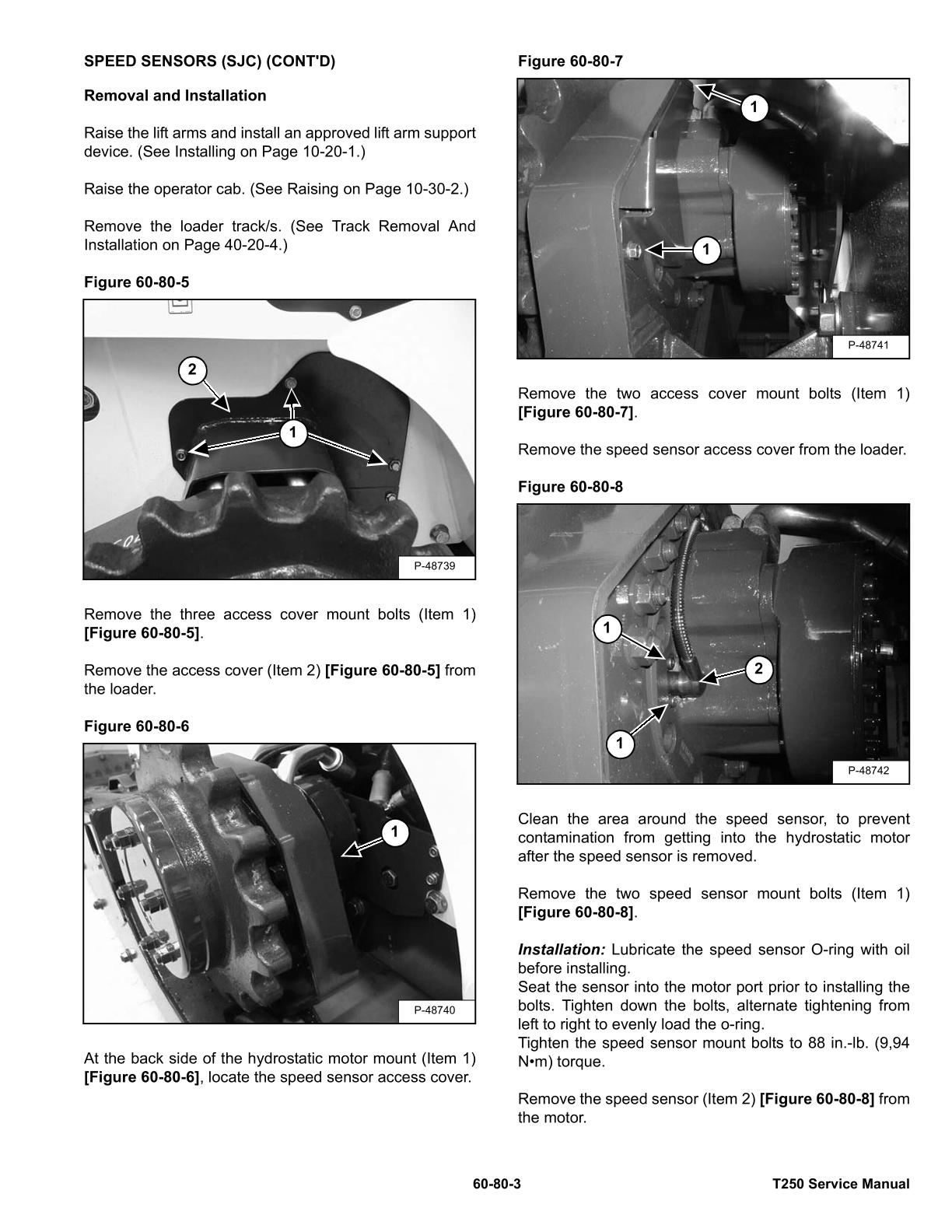 Bobcat T250 Compact Track Loader Service Repair Manual - Image 4
