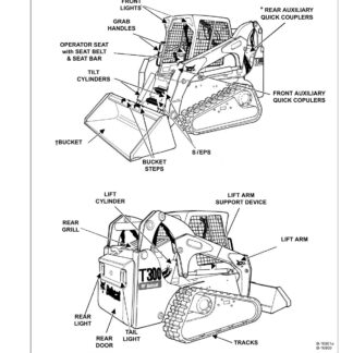 Bobcat T300 Compact Track Loader Service Repair Manual