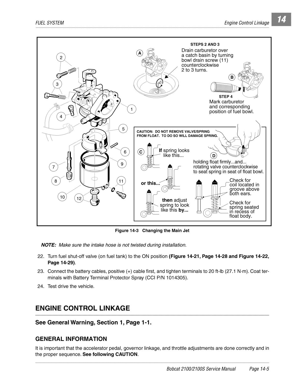 Bobcat 2100 2100S Workmate Utility Vehicle Service Repair Manual - Image 4
