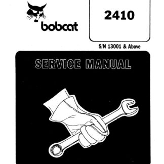 Bobcat 2410 Wheel Loader Service Repair Manual