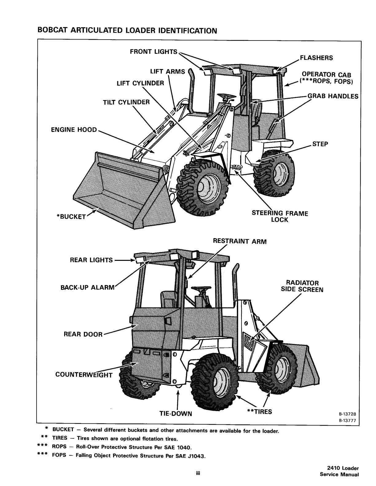 Bobcat 2410 Wheel Loader Service Repair Manual - Image 2