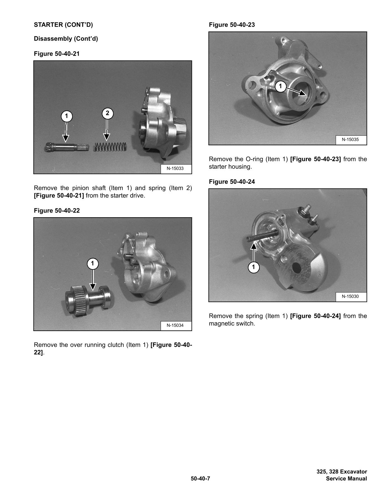 Bobcat 325, 328 Compact Excavator Service Repair Manual - Image 3