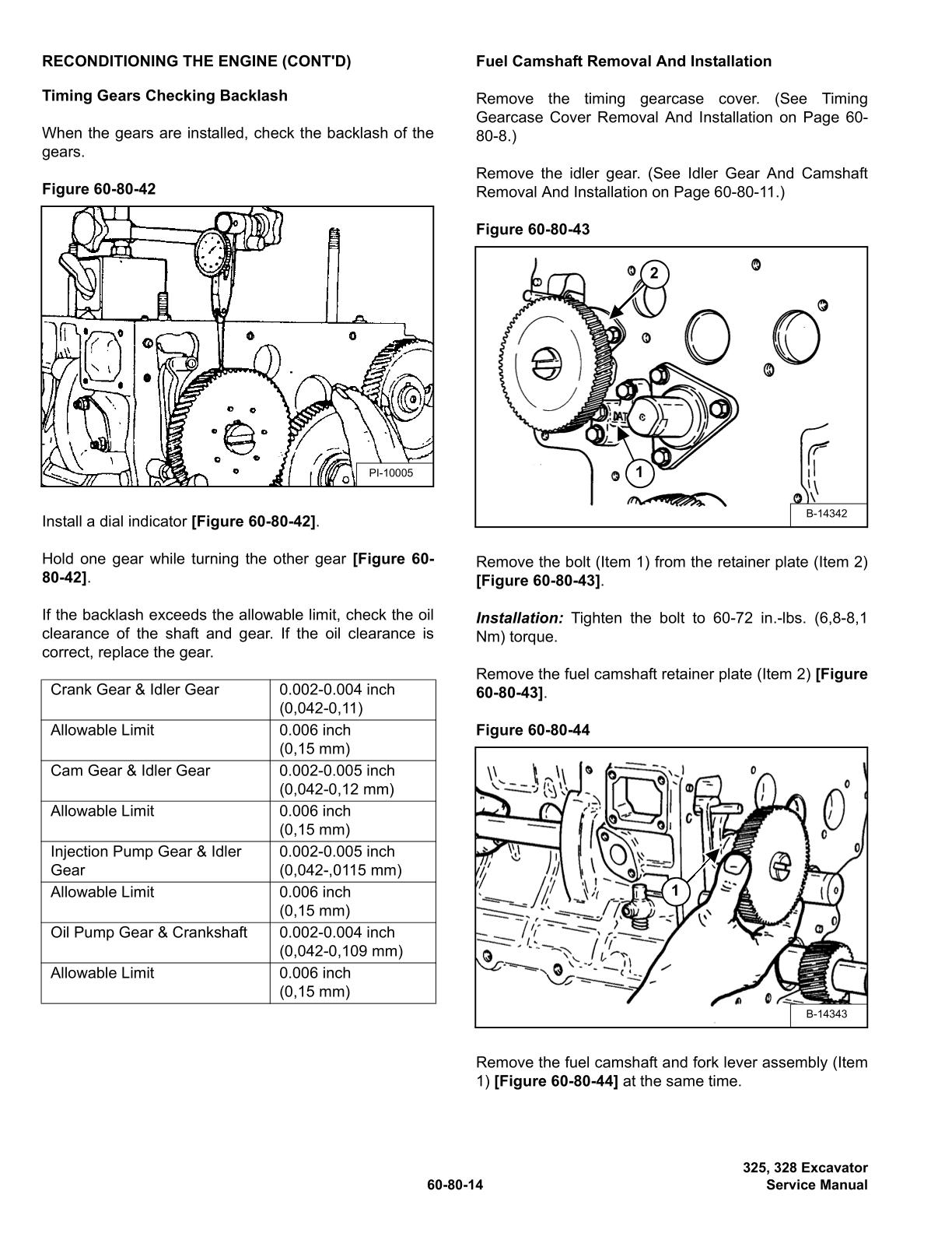 Bobcat 325, 328 Compact Excavator Service Repair Manual - Image 4