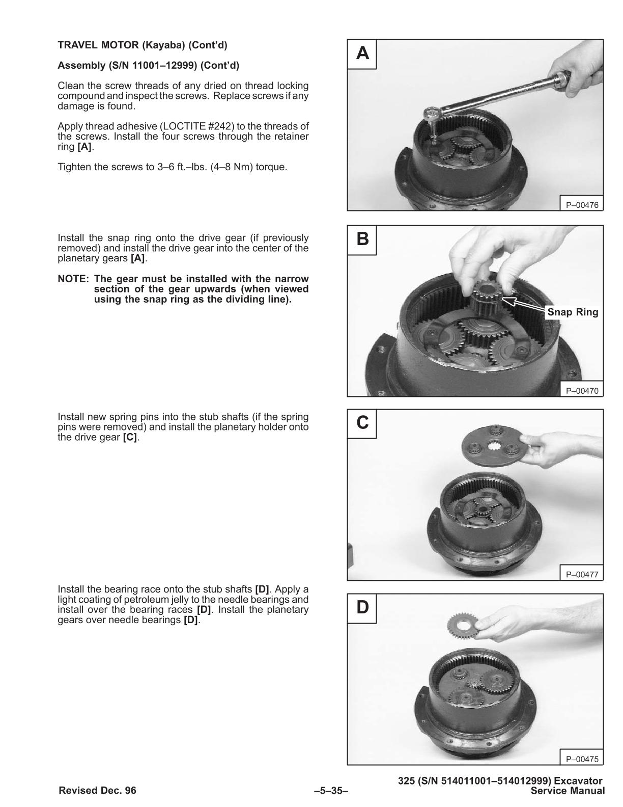 Bobcat 325 Compact Excavator Service Repair Manual - Image 3