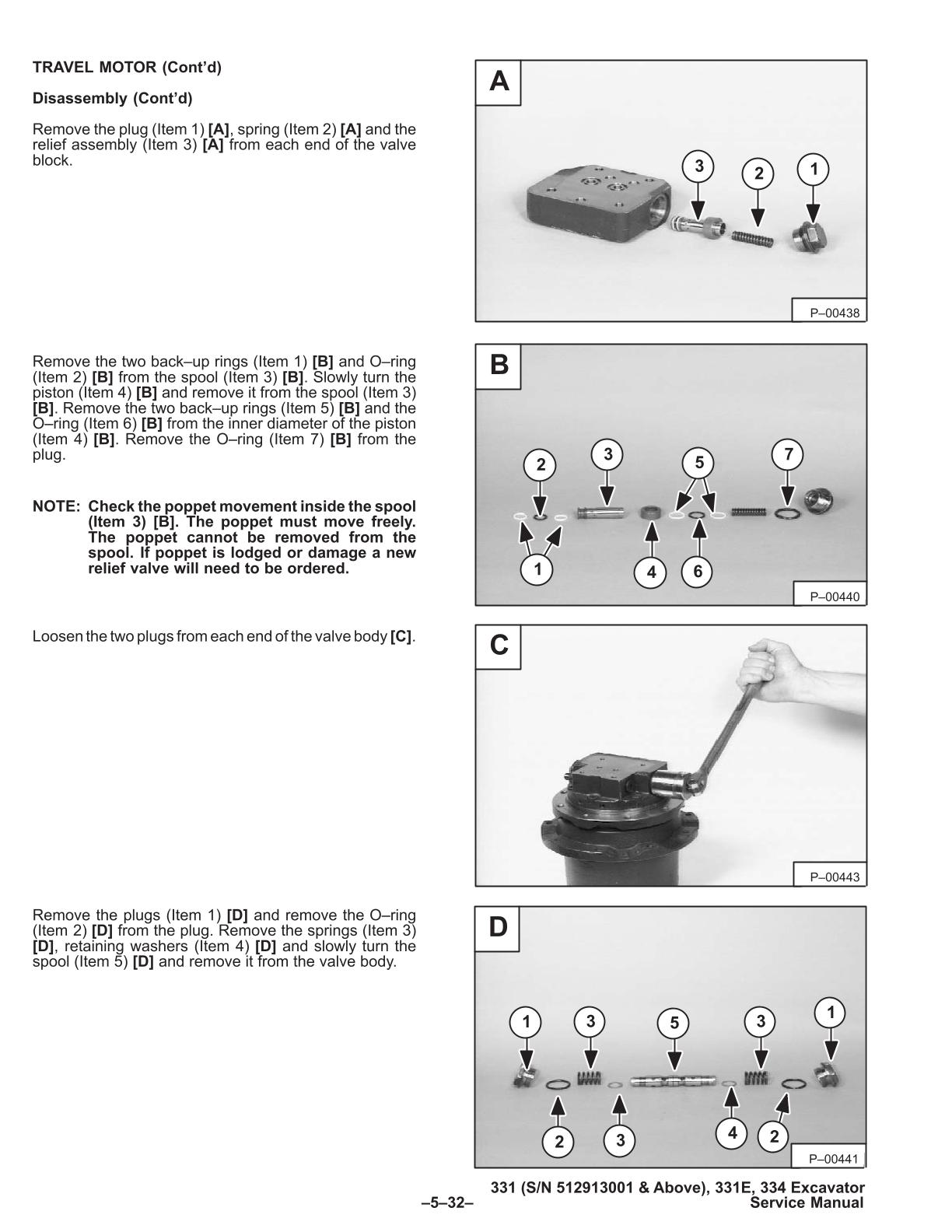 Bobcat 331, 331E, 334 Compact Excavator Service Repair Manual - Image 3