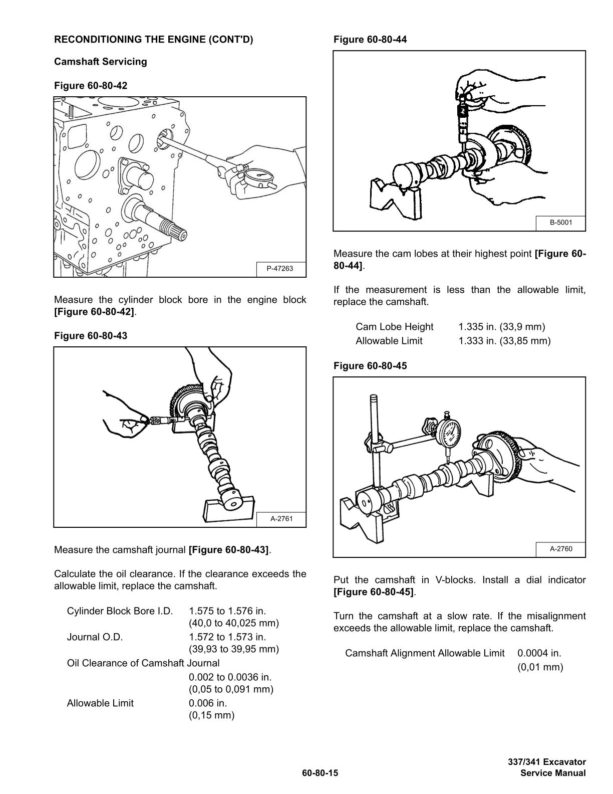 Bobcat 337, 341 Compact Excavator Service Repair Manual - Image 4