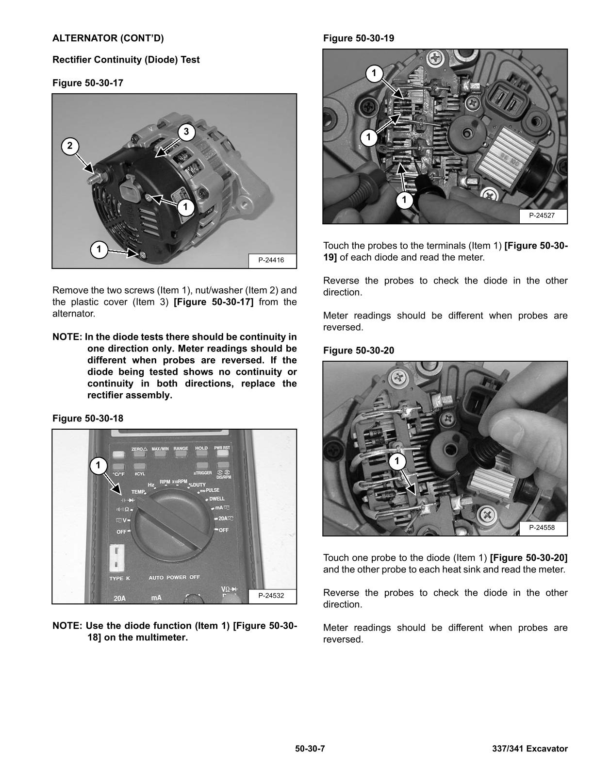 Bobcat 337, 341 Compact Excavator Service Repair Manual - Image 4