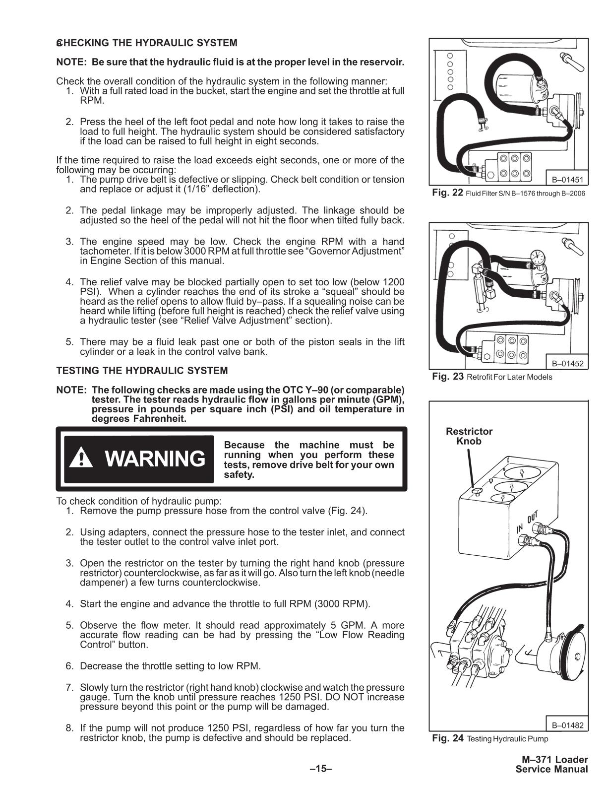 Bobcat 371 Skid Steer Loader Service Repair Manual - Image 2