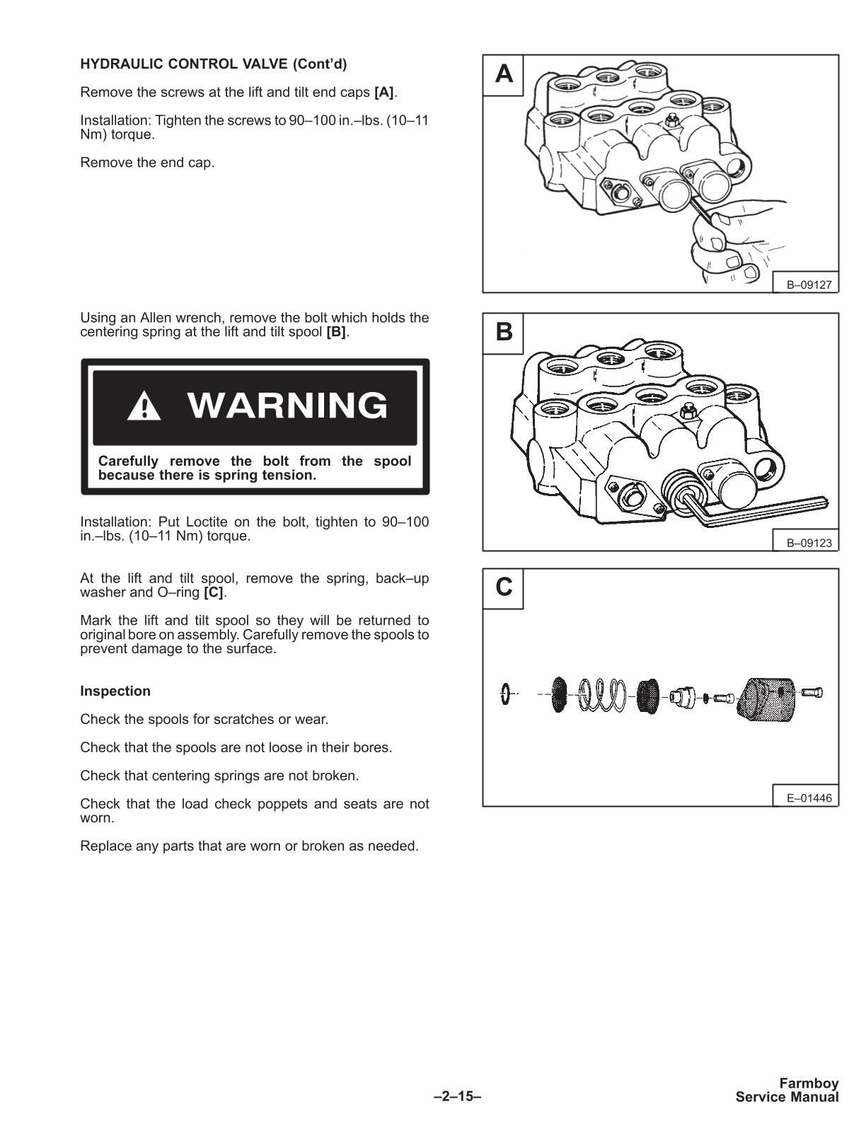 Bobcat Farmboy 440B Skid Steer Loader Service Repair Manual - Image 3