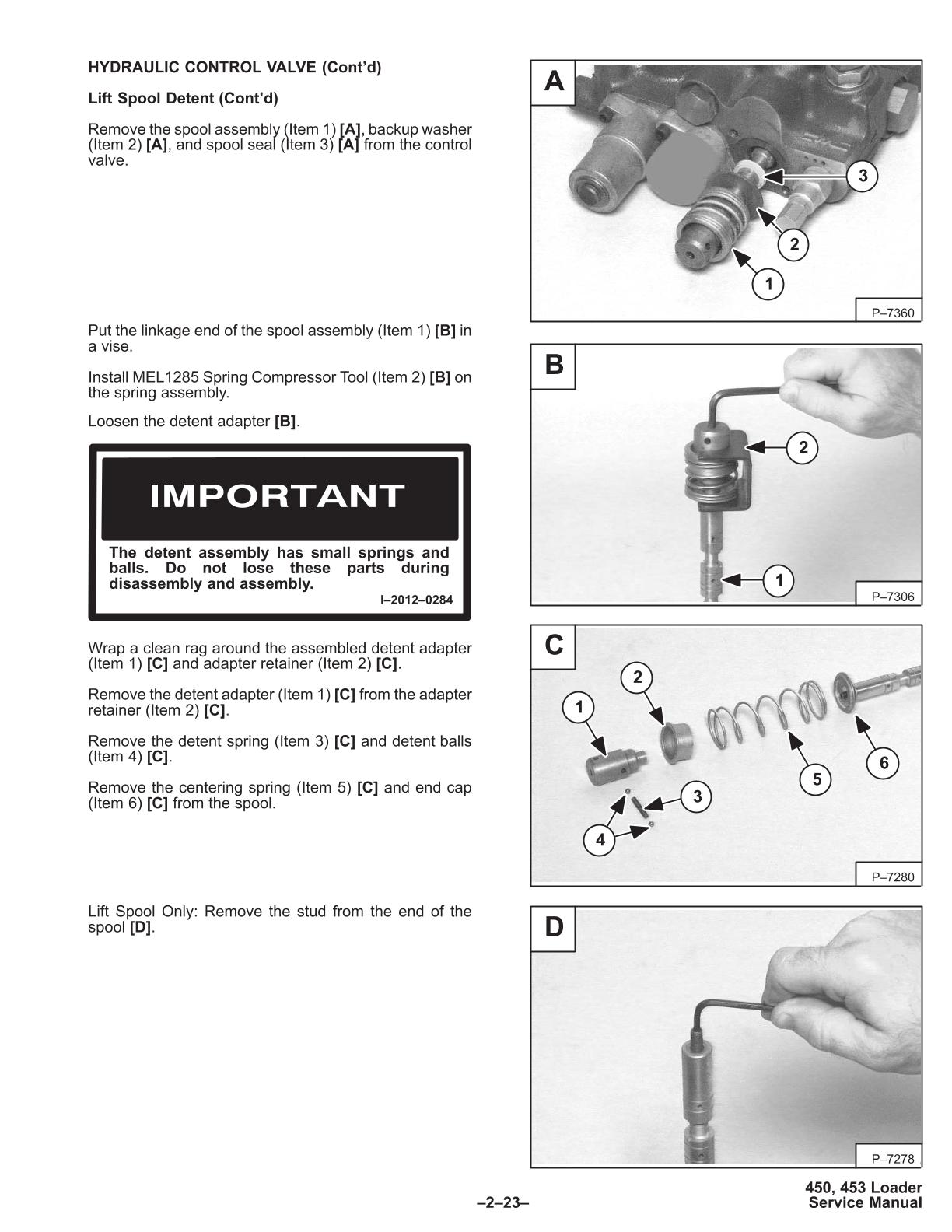 Bobcat 450, 453 Skid Steer Loader Service Repair Manual - Image 4