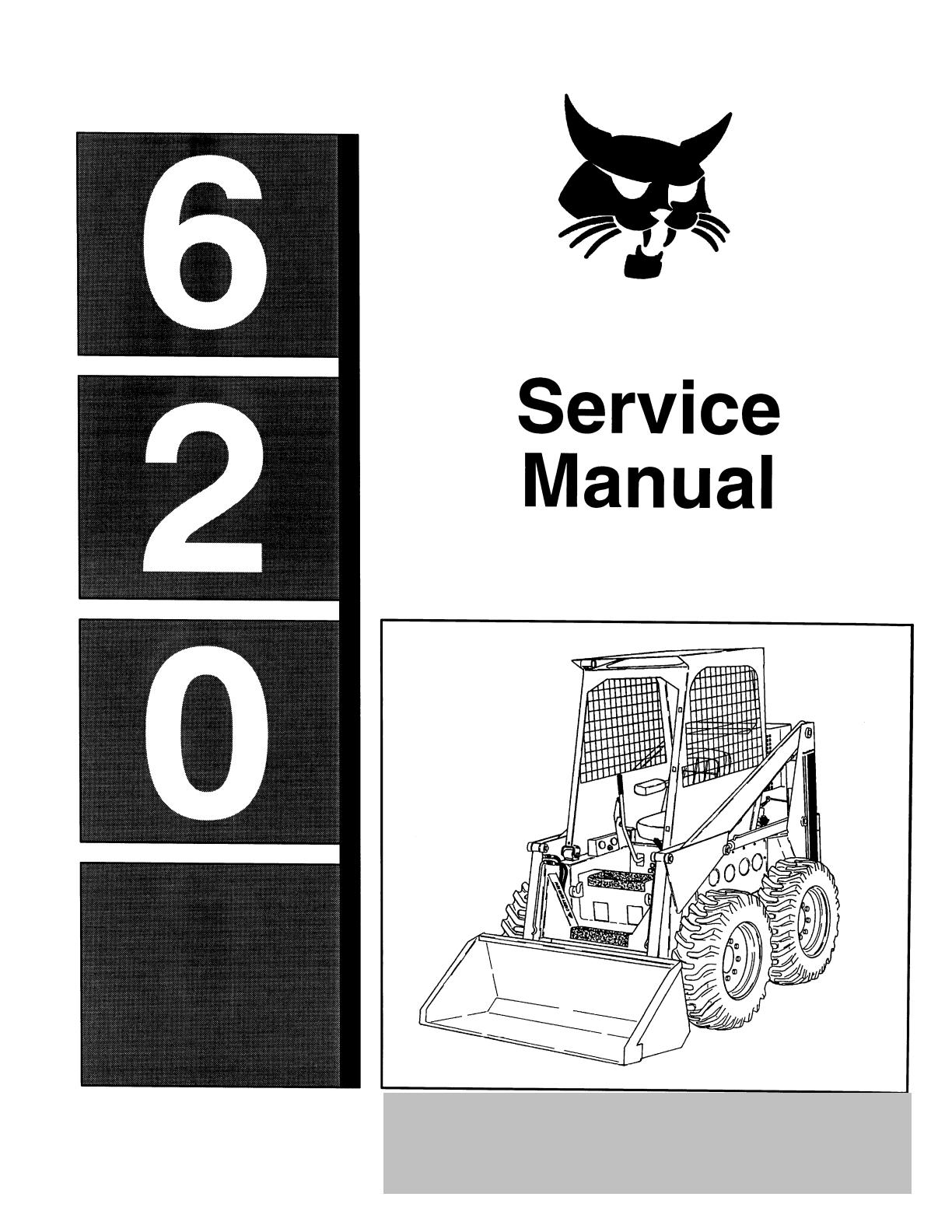 Bobcat 620 Skid Steer Loader Service Repair Manual