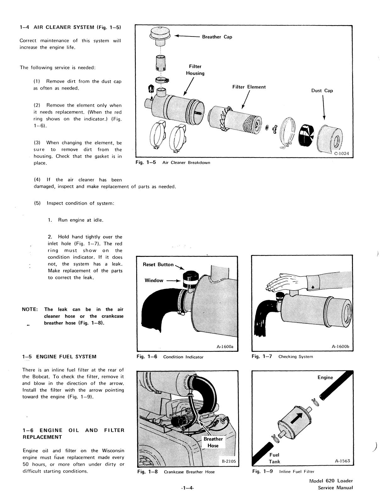 Bobcat 620 Skid Steer Loader Service Repair Manual - Image 2
