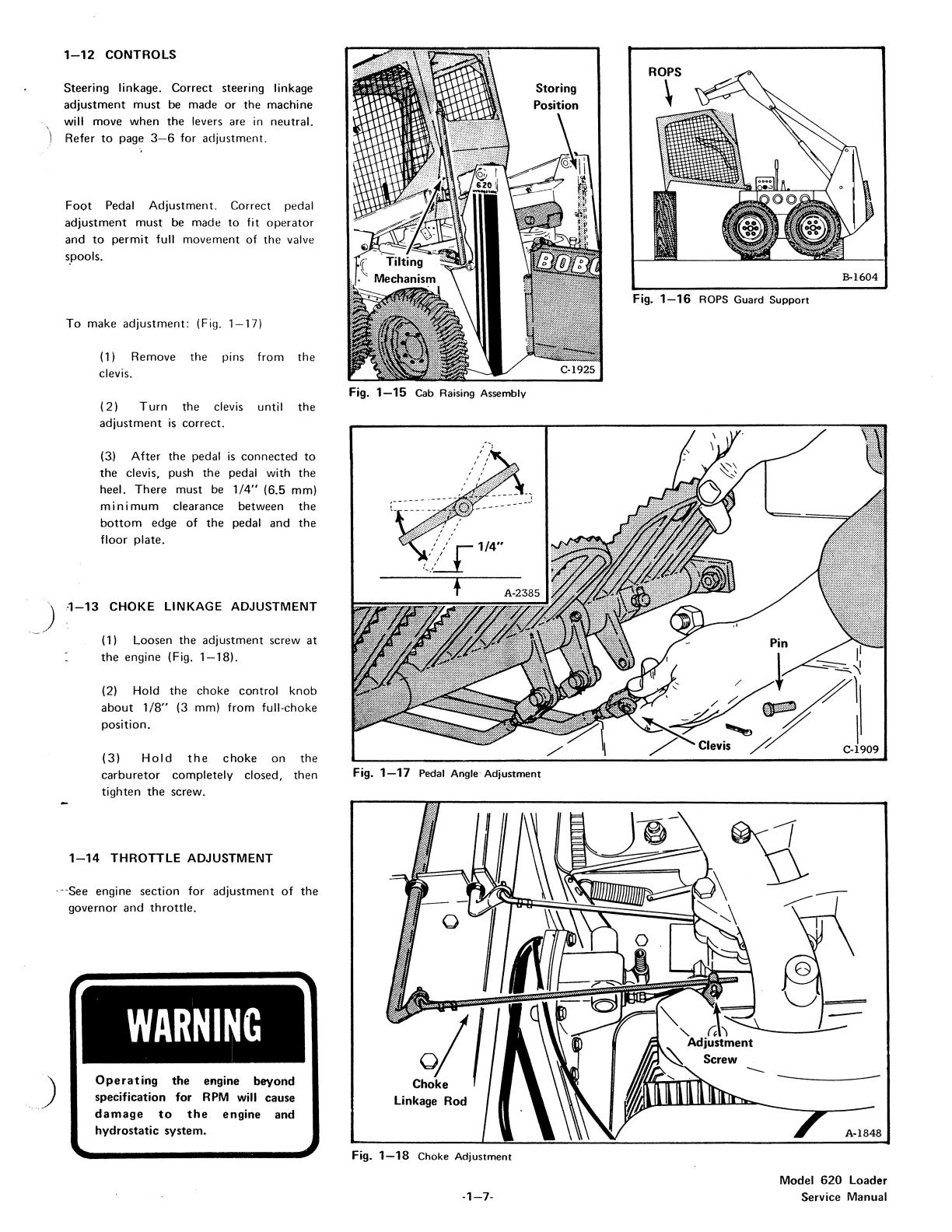 Bobcat 620 Skid Steer Loader Service Repair Manual - Image 3