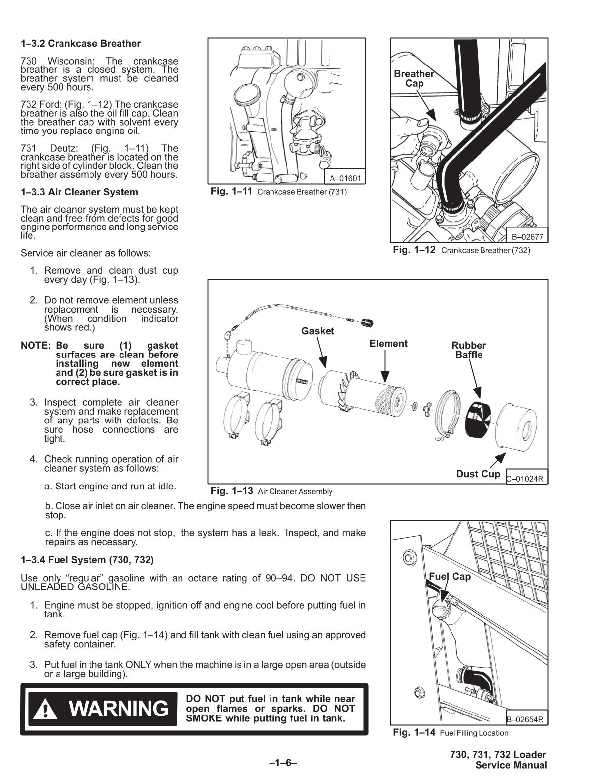 Bobcat 730, 731, 732 Skid Steer Loader Service Repair Manual - Image 2