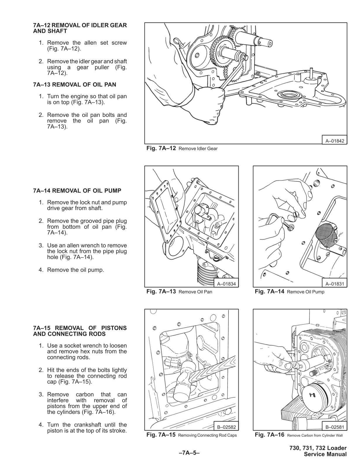 Bobcat 730, 731, 732 Skid Steer Loader Service Repair Manual - Image 4