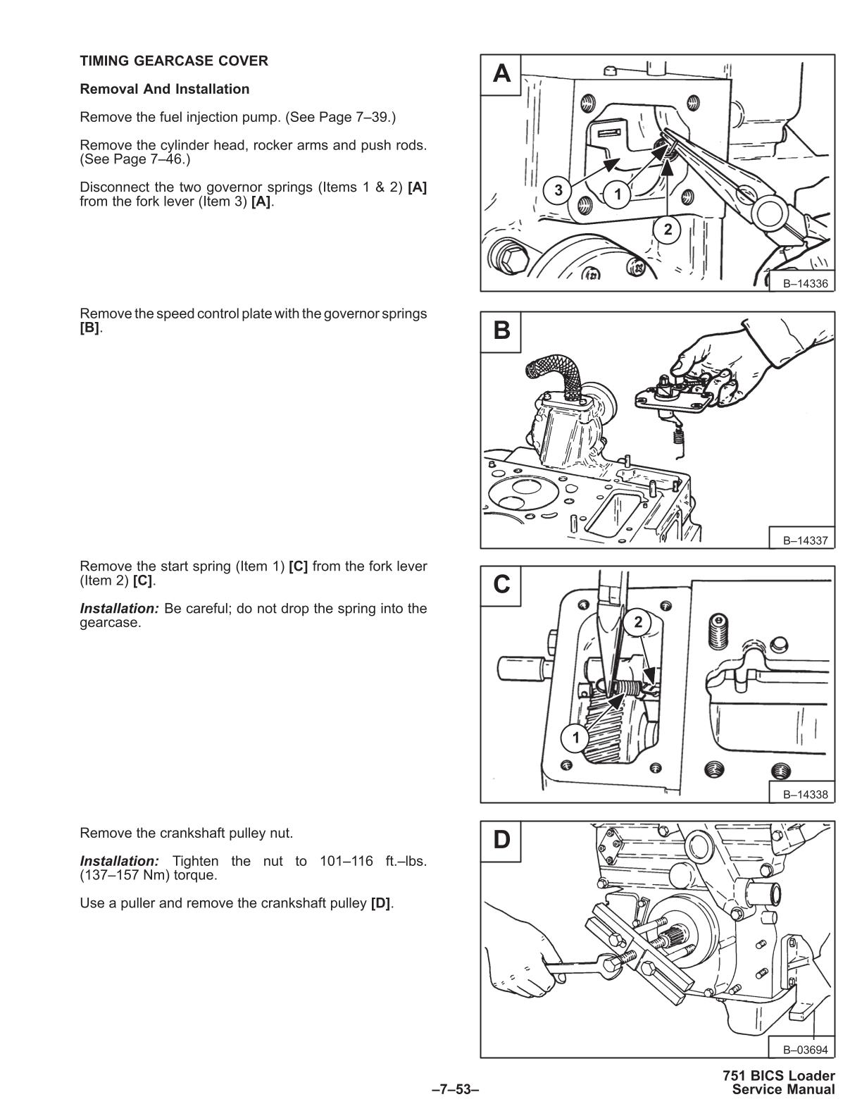 Bobcat 751 Skid Steer Loader Service Repair Manual - Image 3
