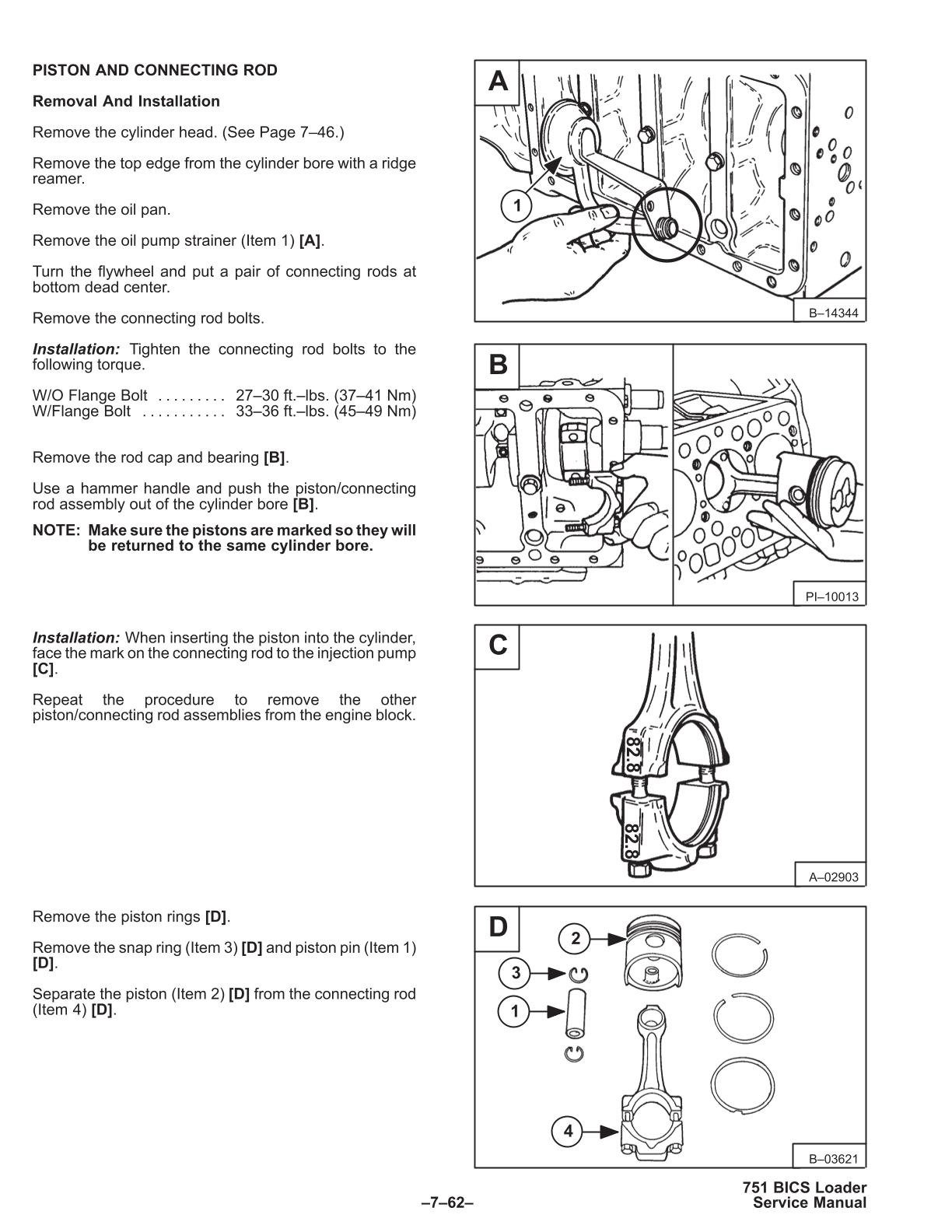 Bobcat 751 Skid Steer Loader Service Repair Manual - Image 4