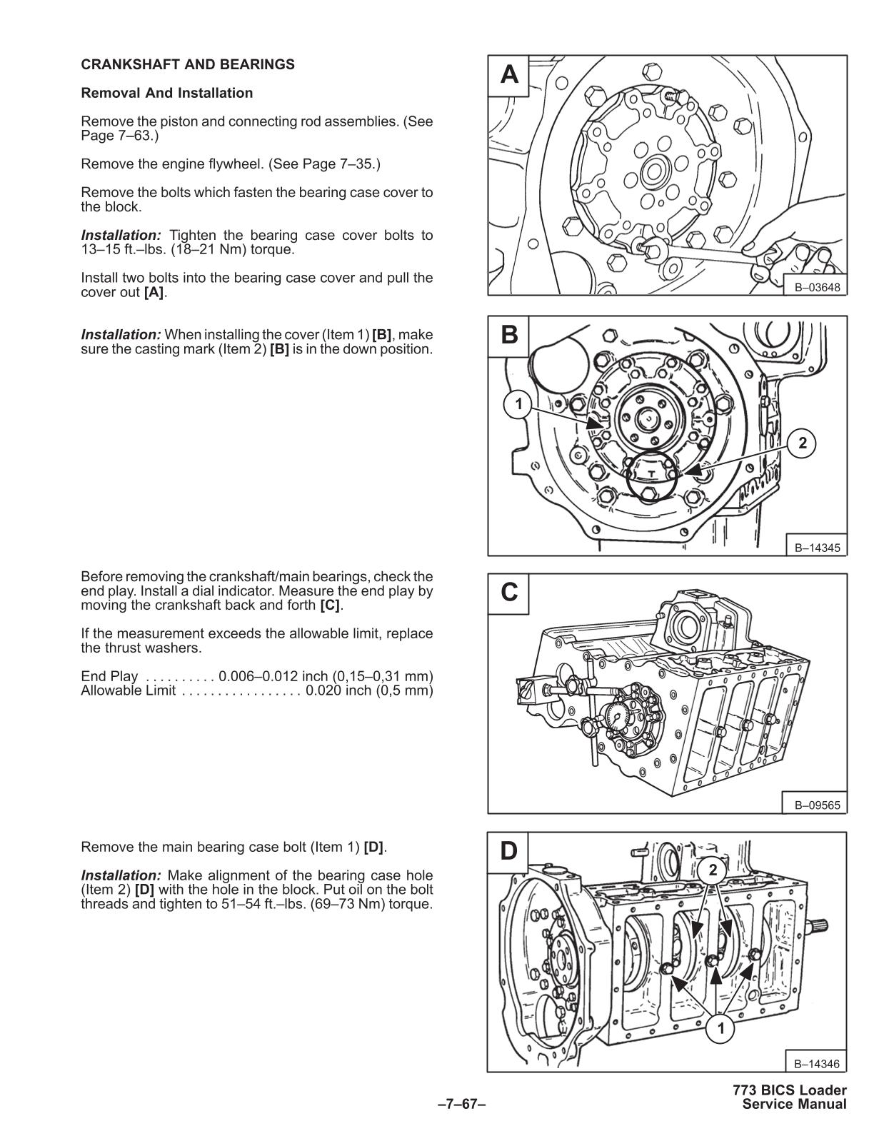 Bobcat 773 Skid Steer Loader Service Repair Manual - Image 4