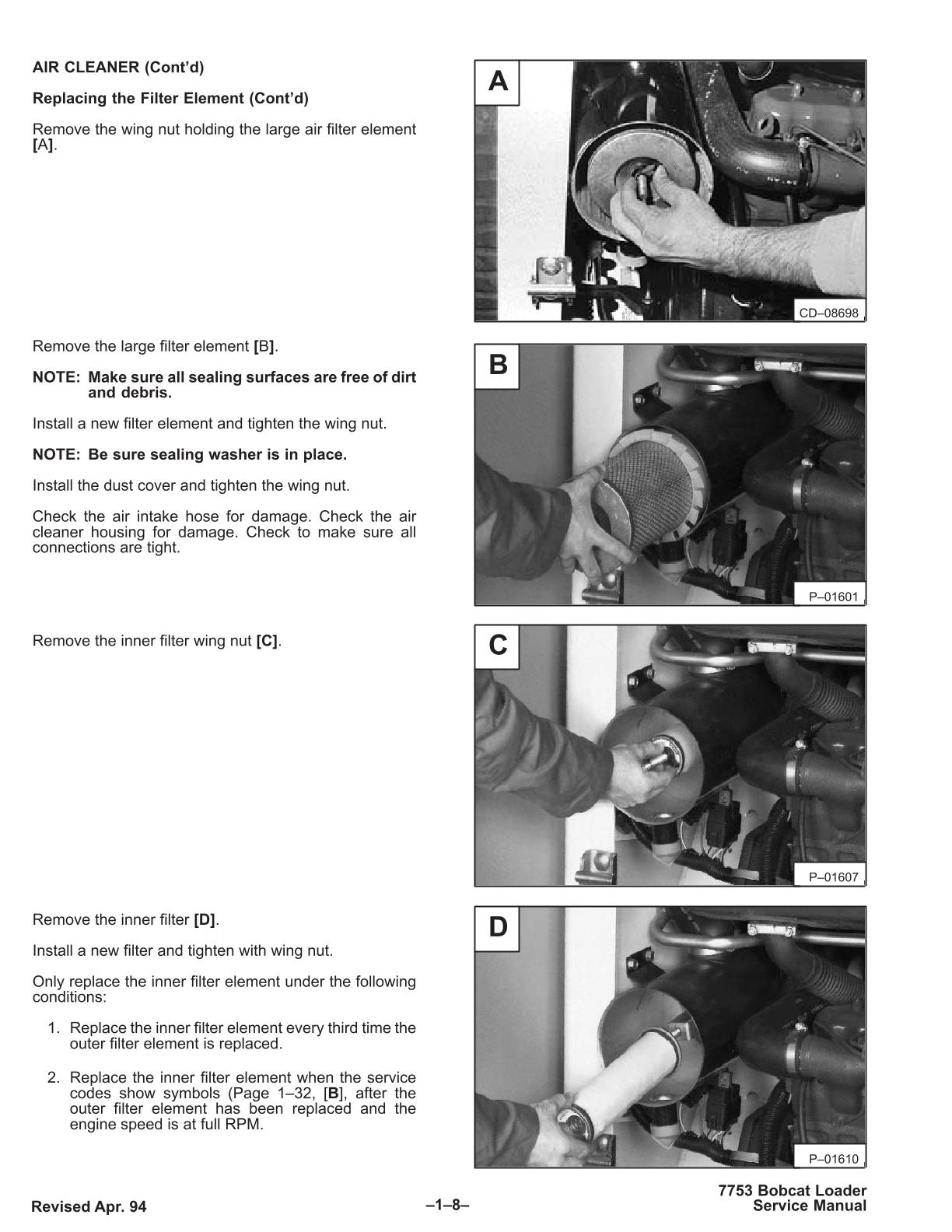 Bobcat 7753 Skid Steer Loader Service Repair Manual - Image 2