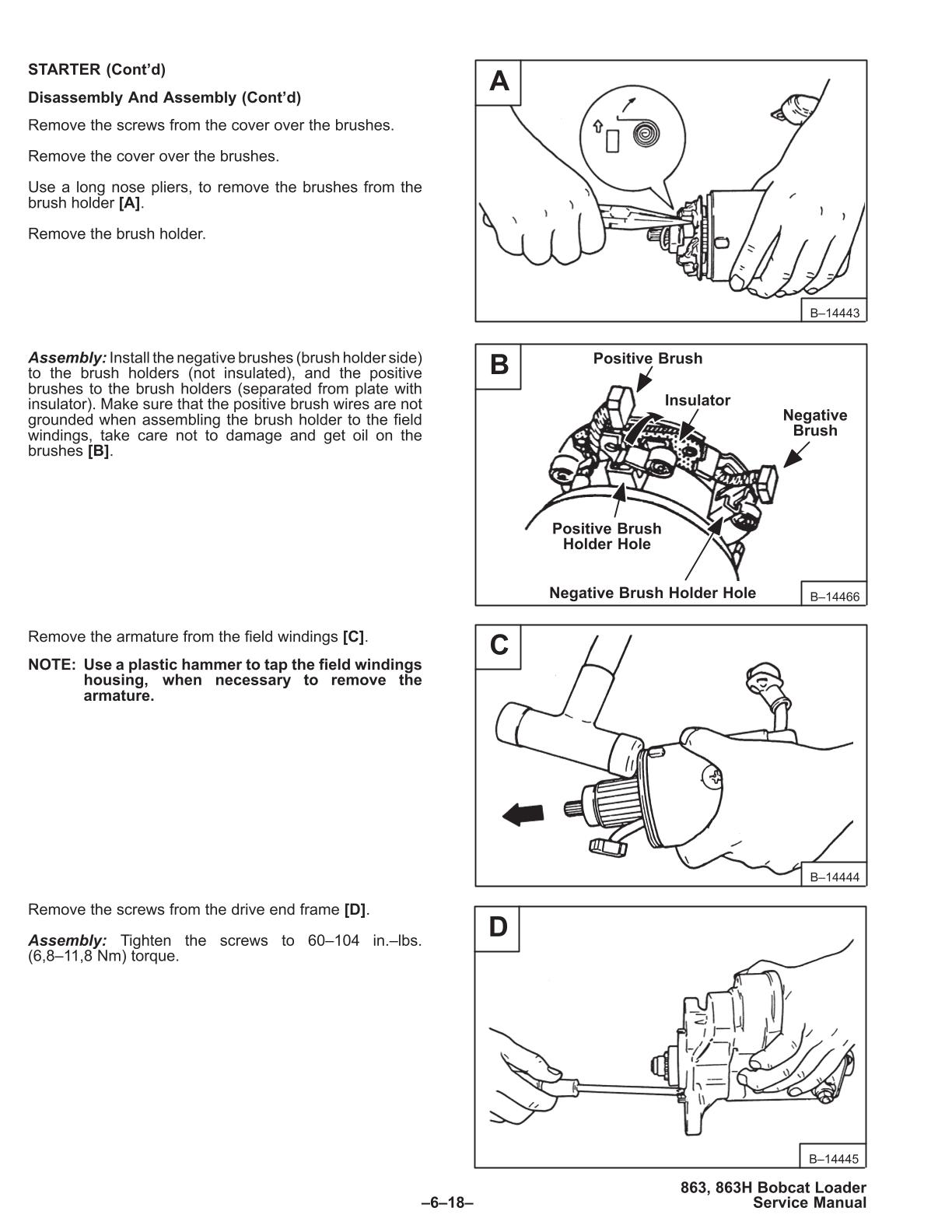 Bobcat 863 Skid Steer Loader Service Repair Manual - Image 3
