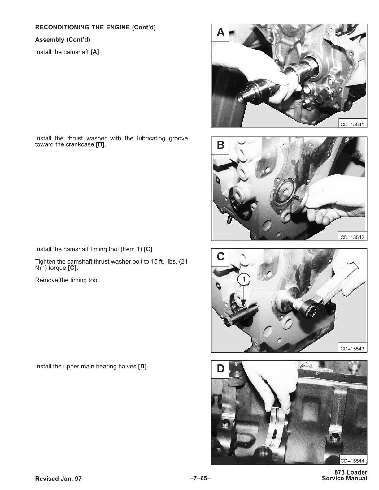 Bobcat 873 Skid Steer Loader Service Repair Manual - Image 3