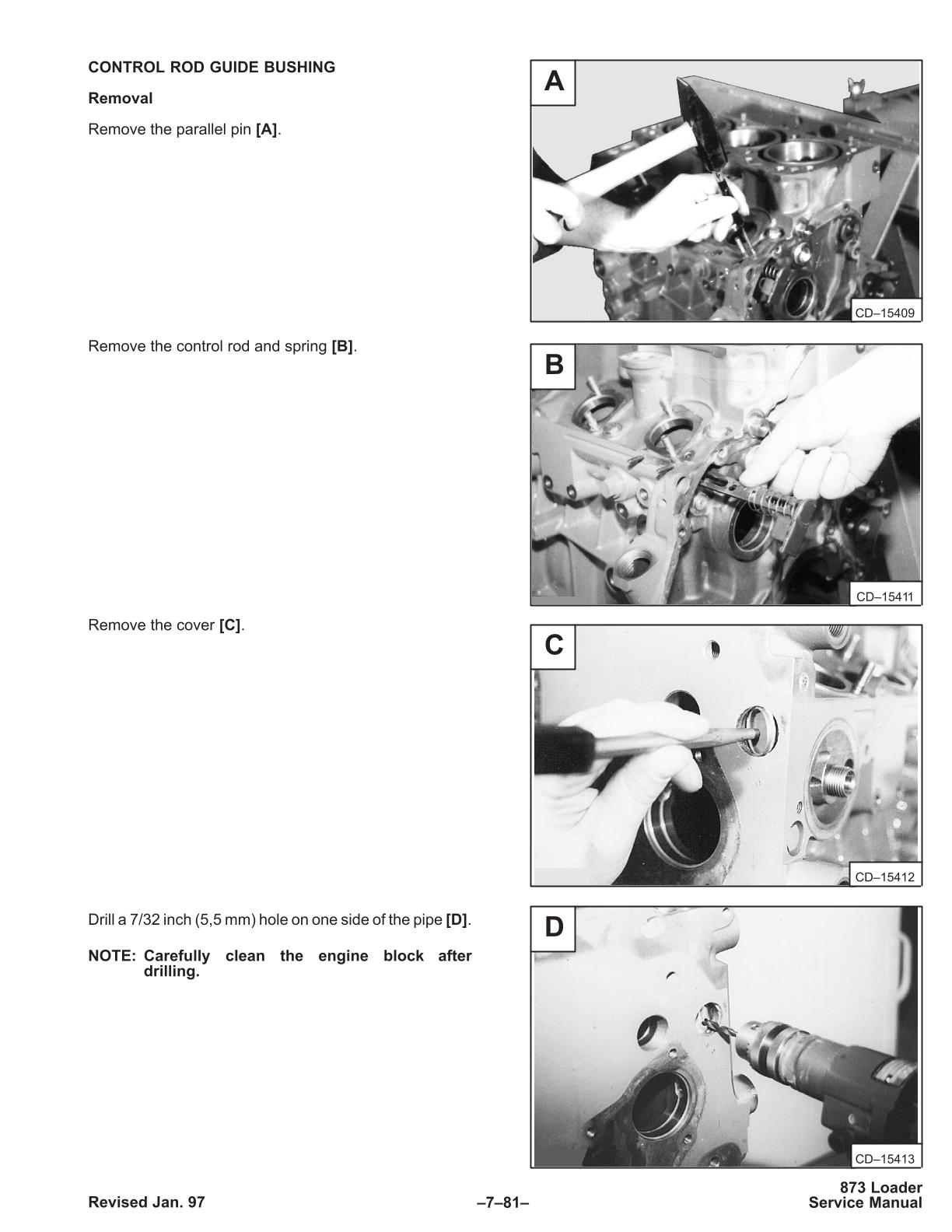 Bobcat 873 Skid Steer Loader Service Repair Manual - Image 4