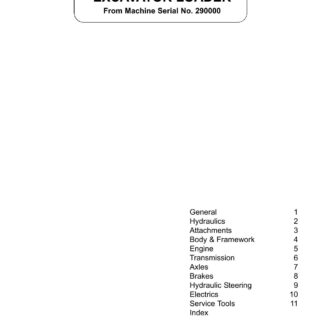JCB 3CX 4CX Backhoe Loader Service Repair Manual