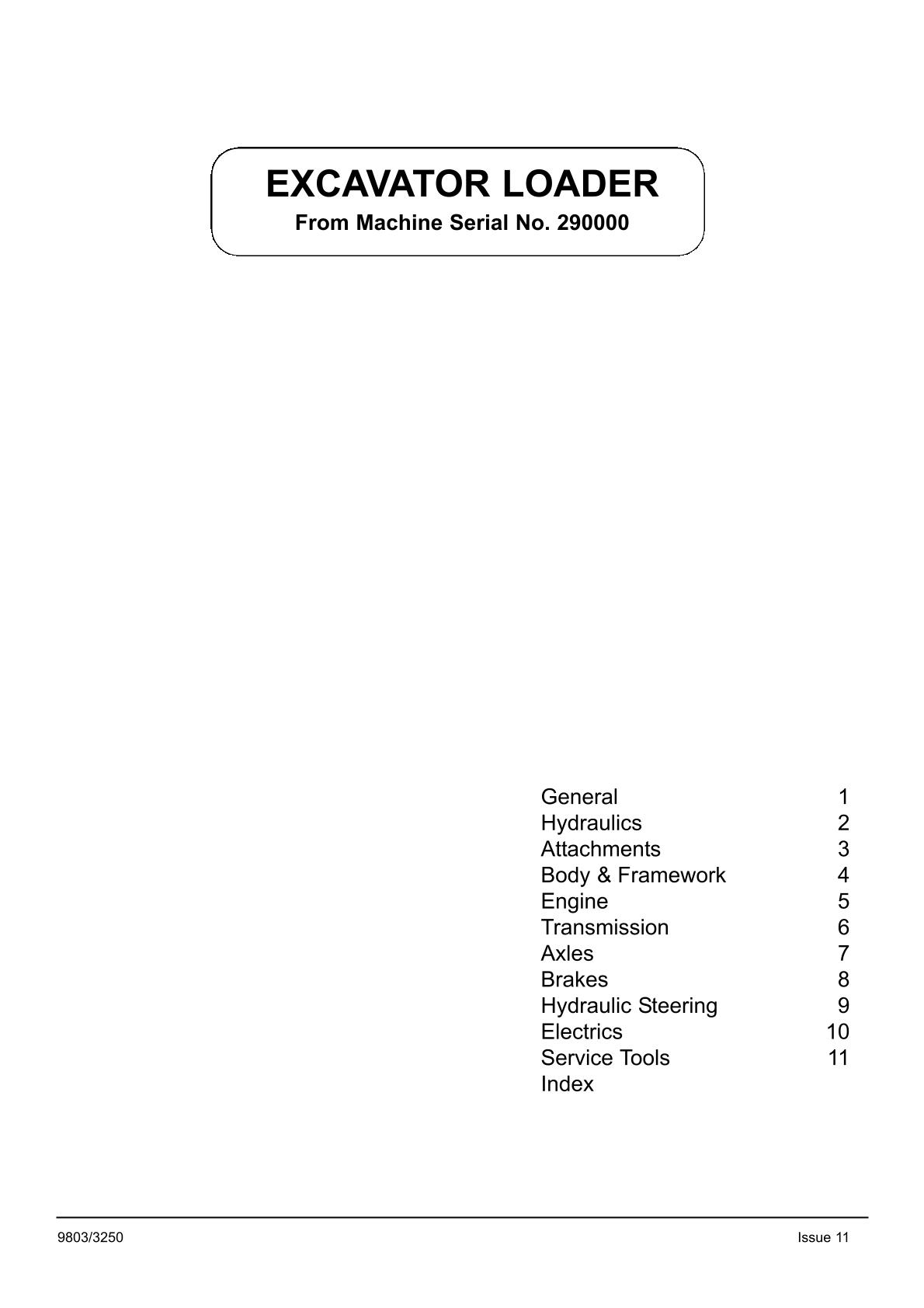JCB 3CX 4CX Backhoe Loader Service Repair Manual
