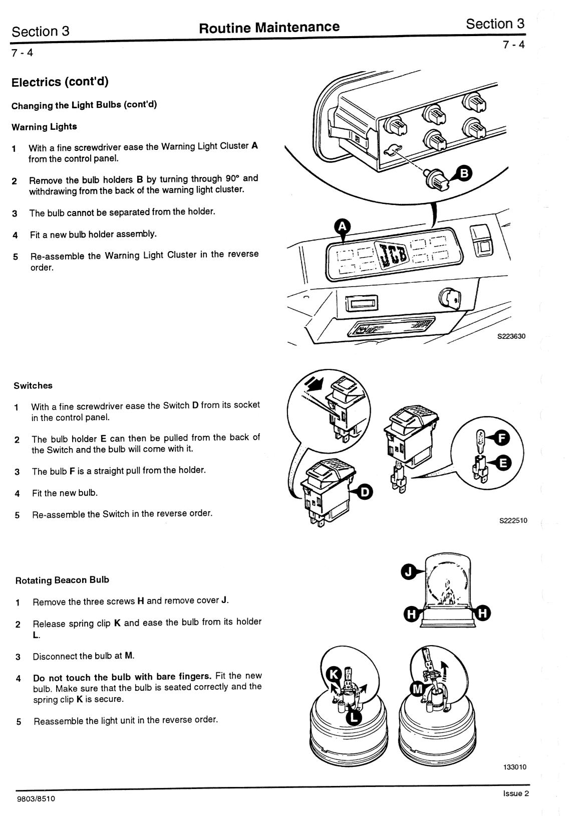 JCB 185 185HF 1105 1105HF Robot Service Repair Manual - Image 2