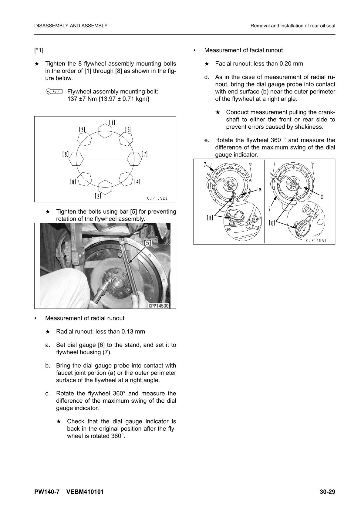 Komatsu PW140-7 Hydraulic Excavator Service Repair Manual - Image 2