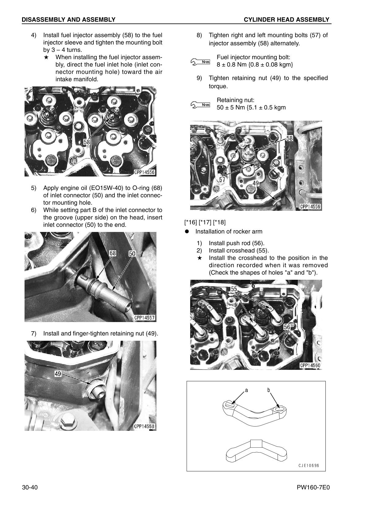 Komatsu PW160-7E0 Hydraulic Excavator Service Repair Manual - Image 3